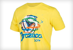 2014巴西世界杯adidas纪念Ｔ恤